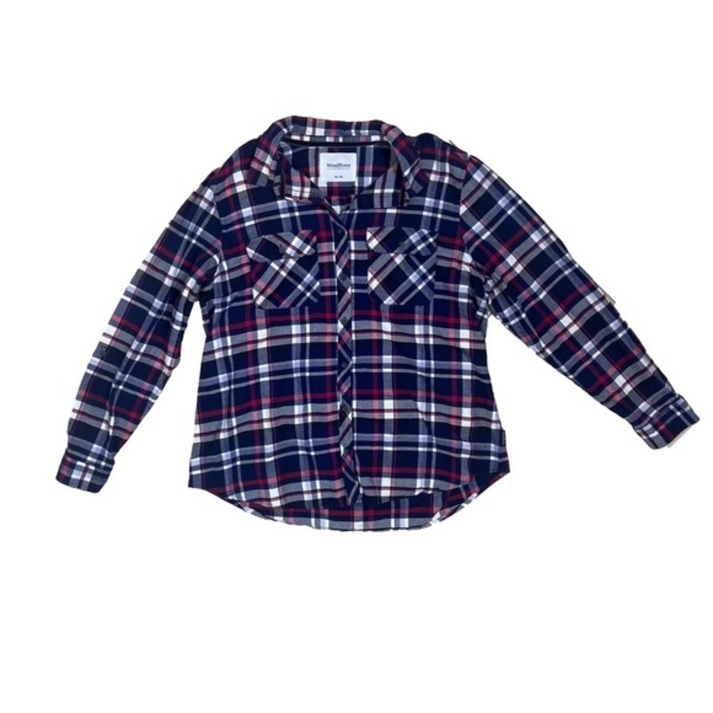 ⭐️ WindRiver plaid long-sleeve button-down shirt- size XL